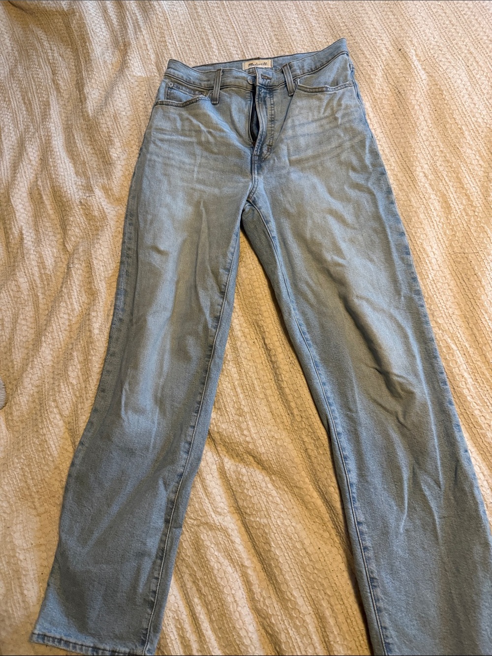 Madewell perfect straight jean